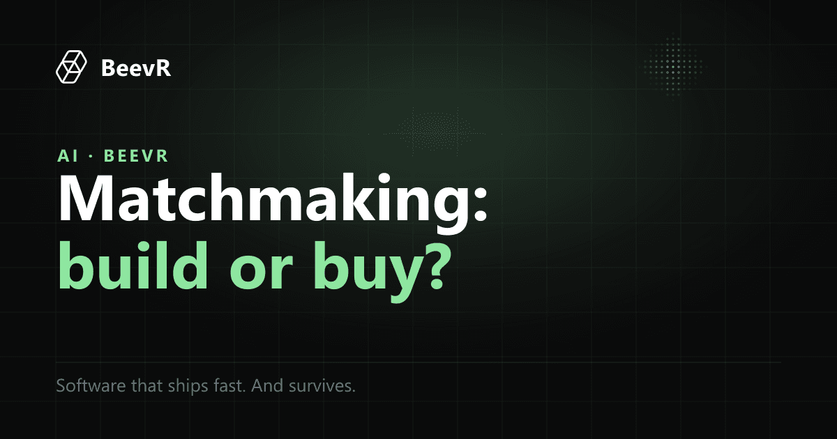 B2B Matchmaking Software in 2026: Build vs Buy [Costs & Decision Table]