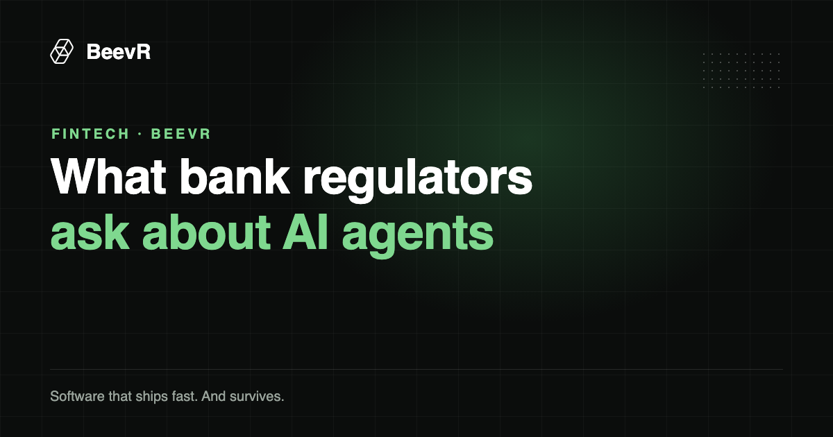 Agentic AI in Banking: What Regulators Ask About AI Agents (2026)