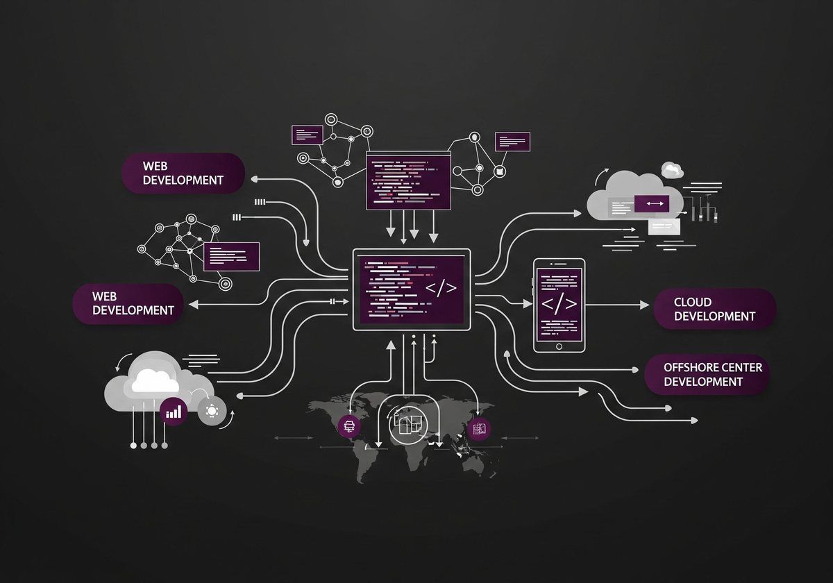 A SaaS product connected to many services
