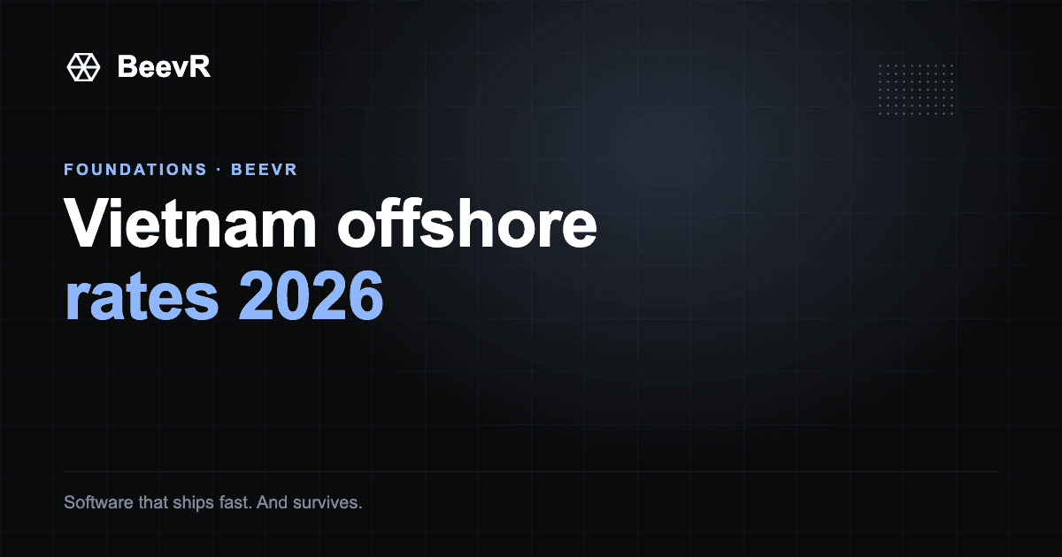Offshore Software Development Rates in Vietnam (2026)