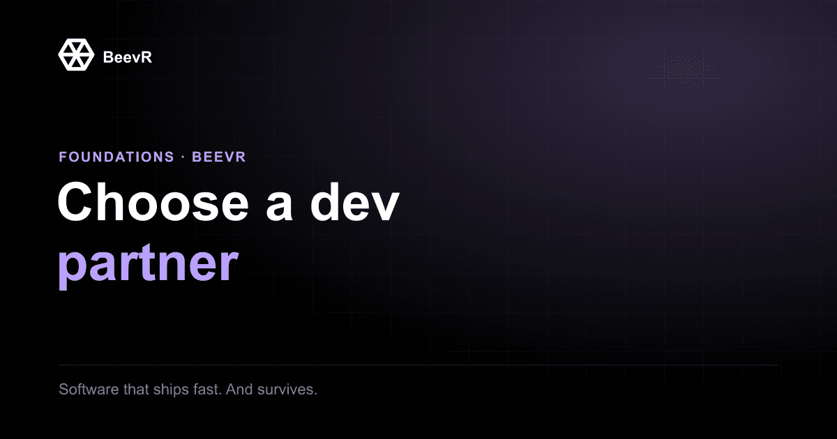 How to Choose a Software Development Partner: A Founder's Checklist